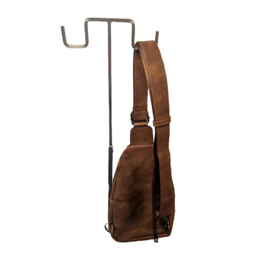 Masintor Brown Crossbody Bag - Picture 4 of 7